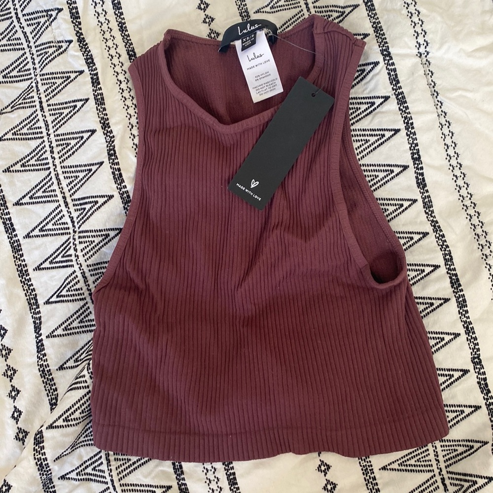 Lulus Crop Top XS/S NWT
